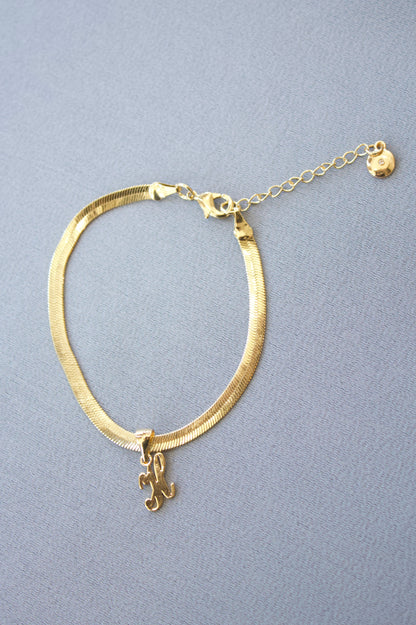 Initial Charm Bracelet