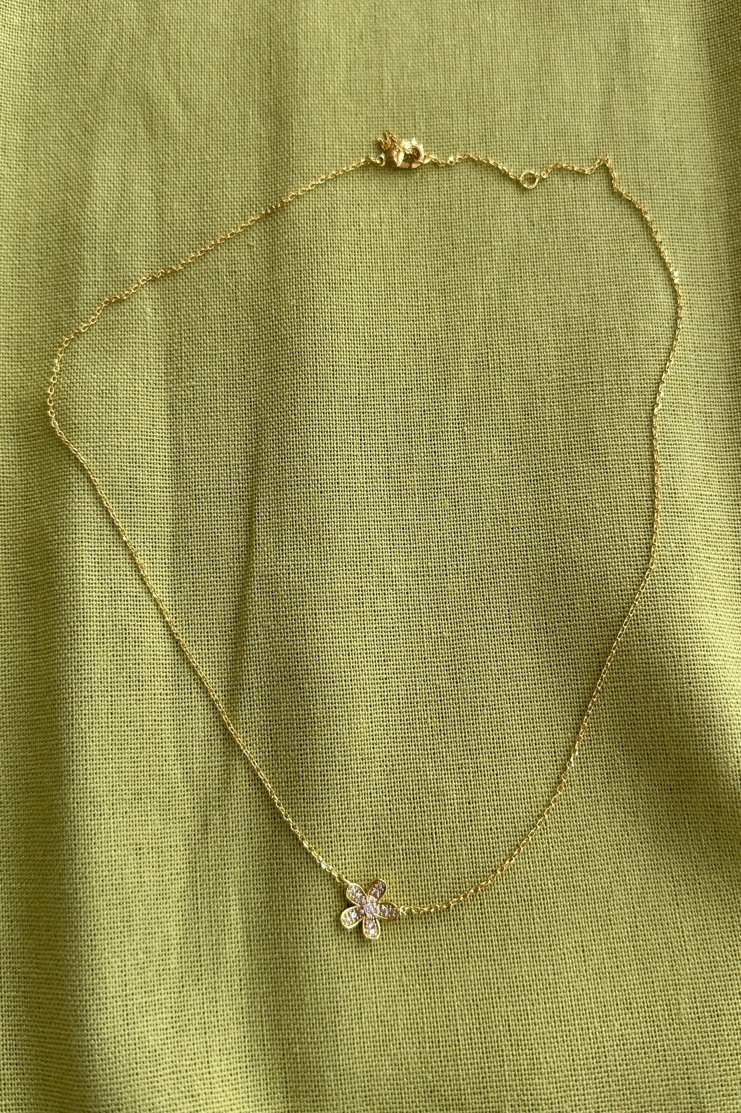 CZ Flower Necklace