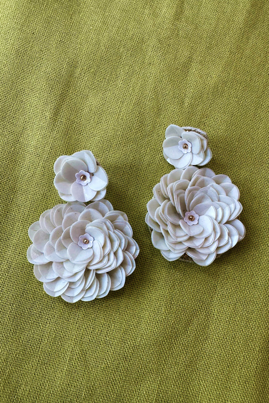 2 Sequin Flower Earrings