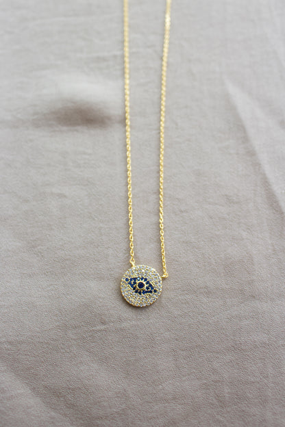 Eyil Eye CZ Necklace