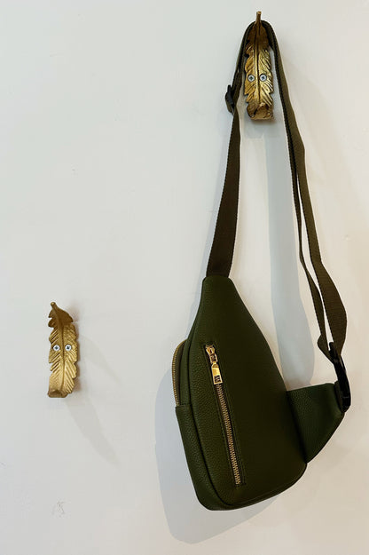 Small Leather Sling Back