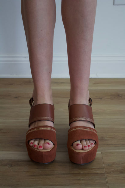 Mallow Velvet Sandals