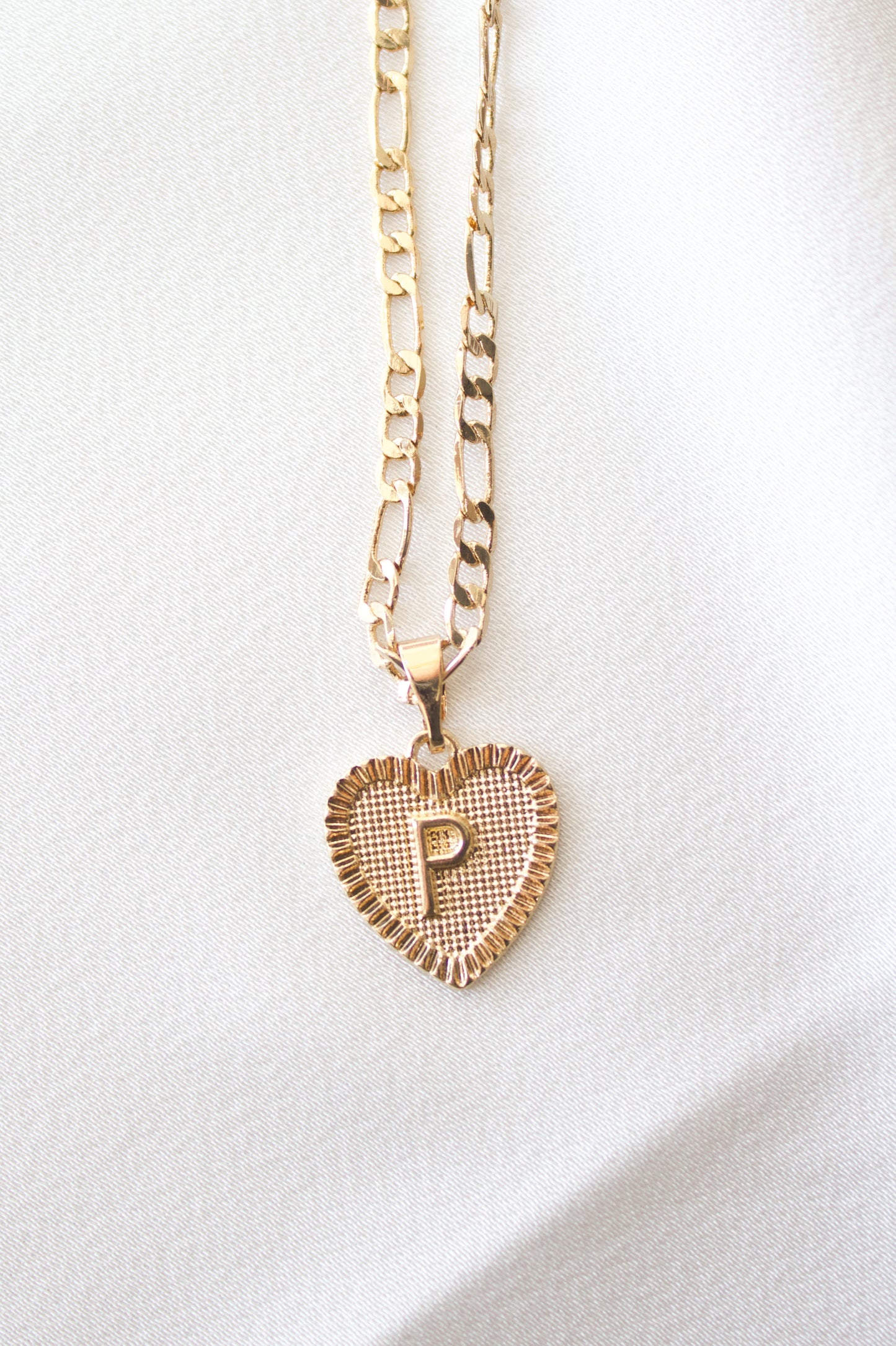 Heart Initial Necklace