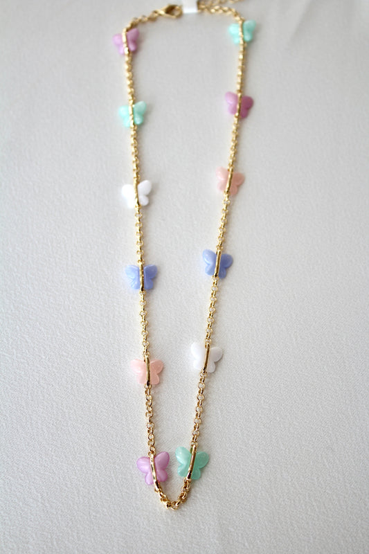 Butterfly Link Chain Necklace